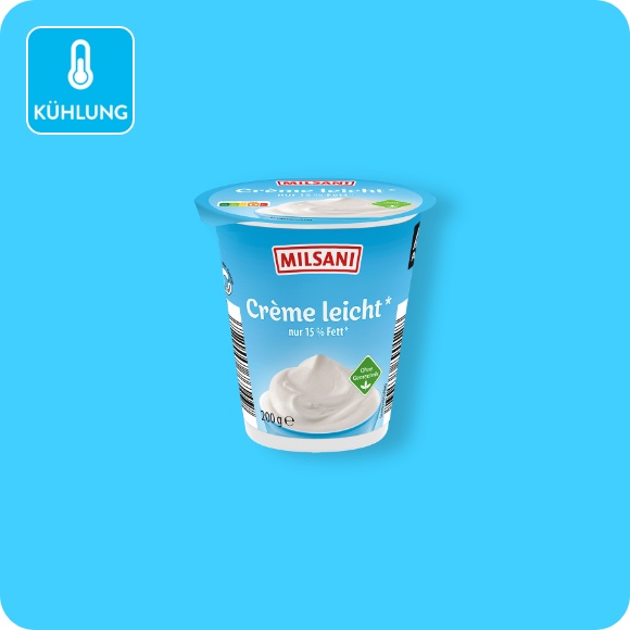 Crème fraîche oder Crème leicht³