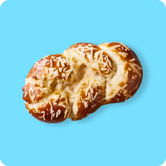 Laugenzopf mit Käse