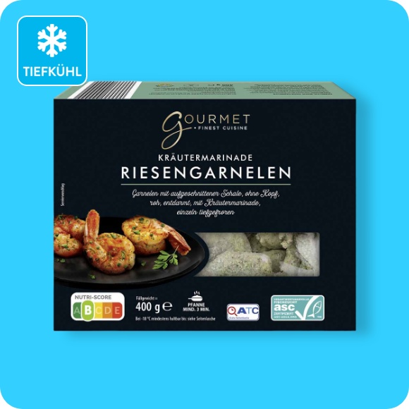 Riesengarnelen mit Schale