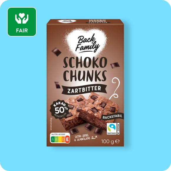 Schoko-Chunks oder -Tröpfchen