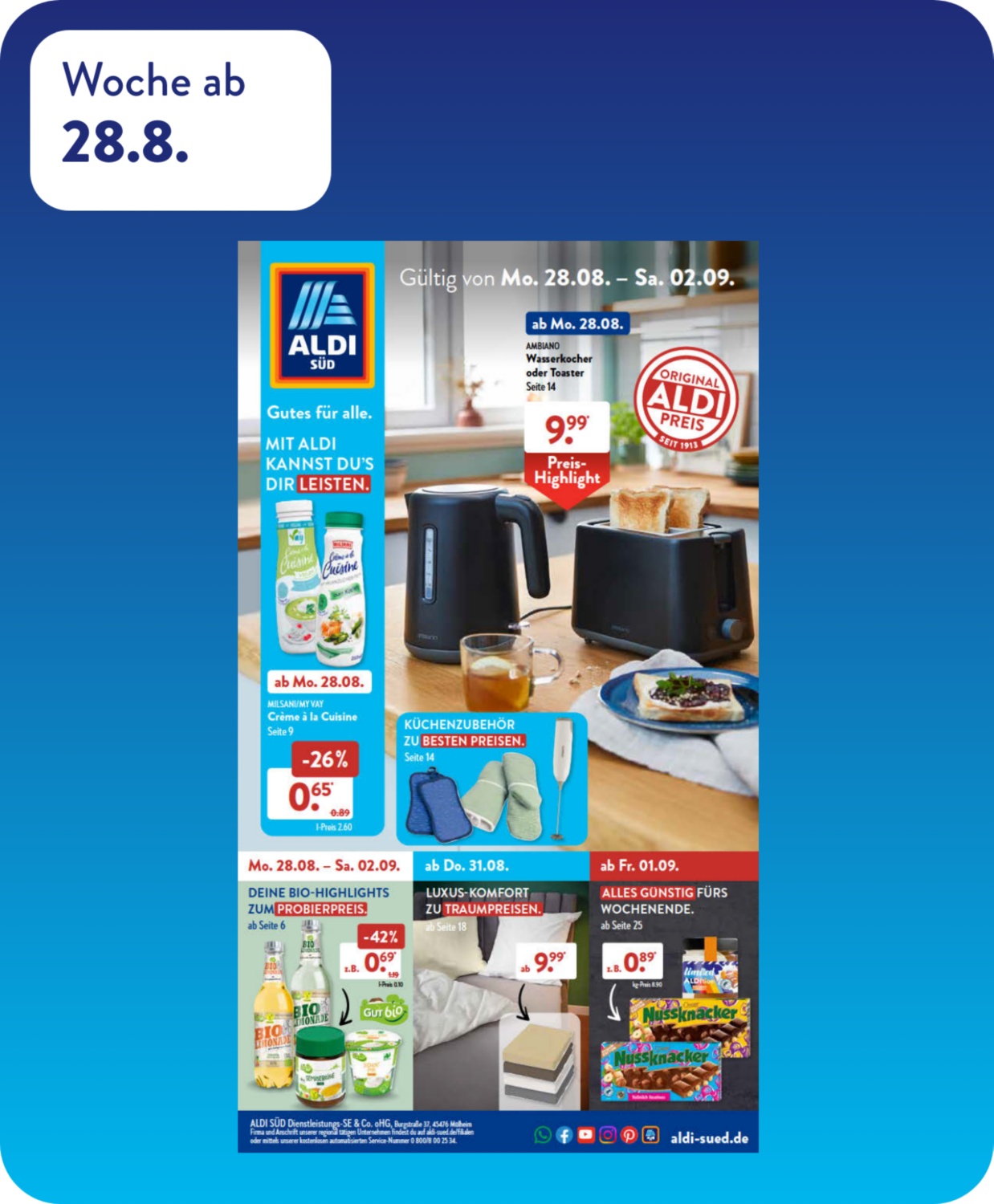 ALDI SÜD Gutes für alle Lebensmittel günstig kaufen