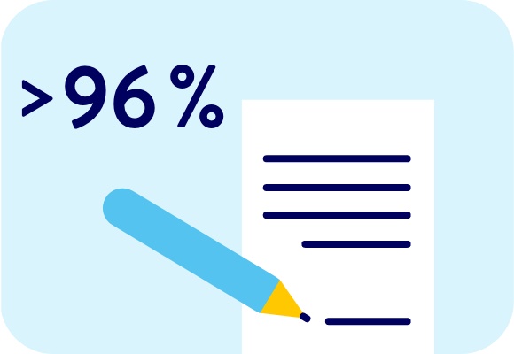 Vertrag mit einem Stift, der diesen unterzeichnet.