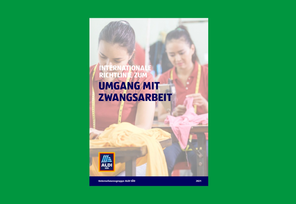 Deckblatt der Richtlinie zum Umgang mit Zwangsarbeit