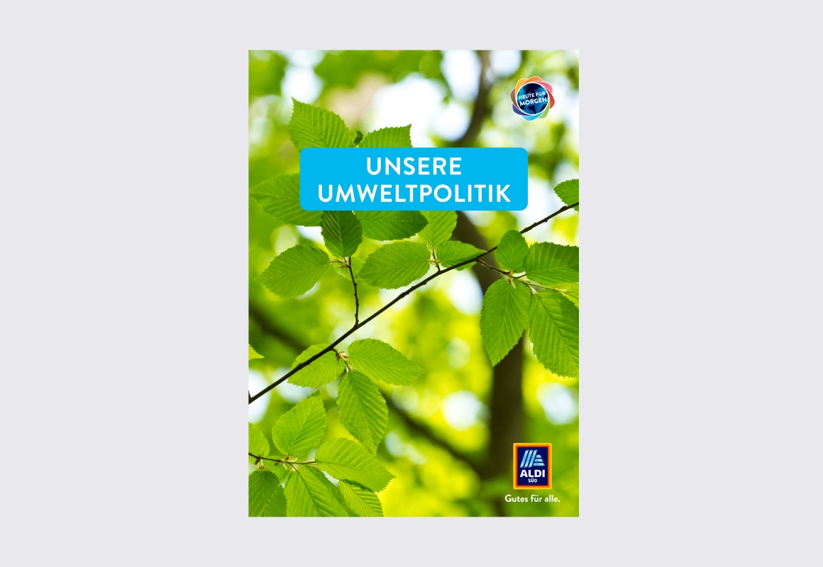 Cover der ALDI SÜD Umweltpolitik.