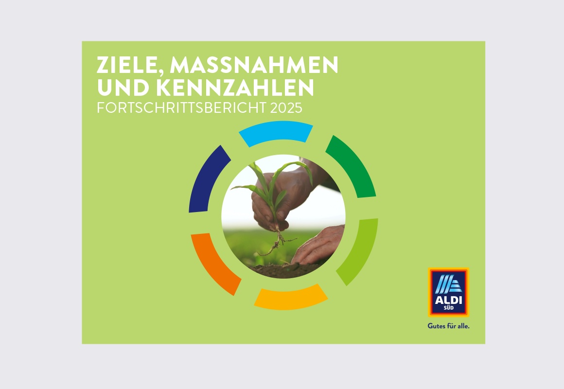 Cover des ALDI SÜD Ernährungsreports.