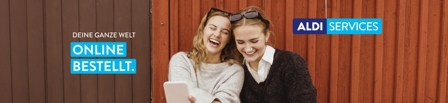 ALDI Services deine ganze Welt online bestellt