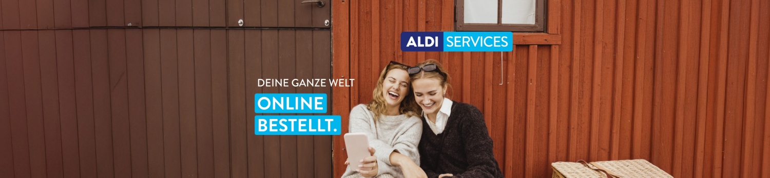 ALDI Services deine ganze Welt online bestellt