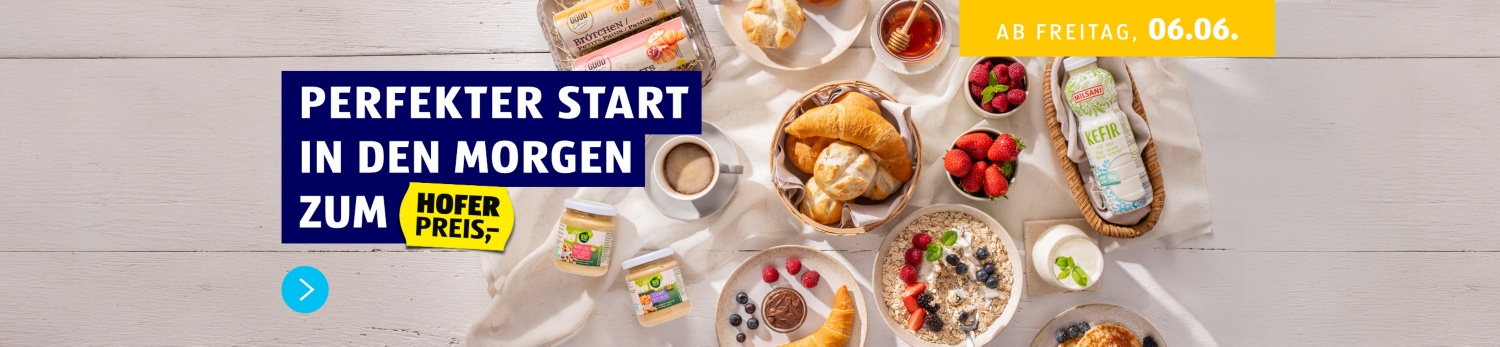 Frühstücksangebote - ab 06.06.