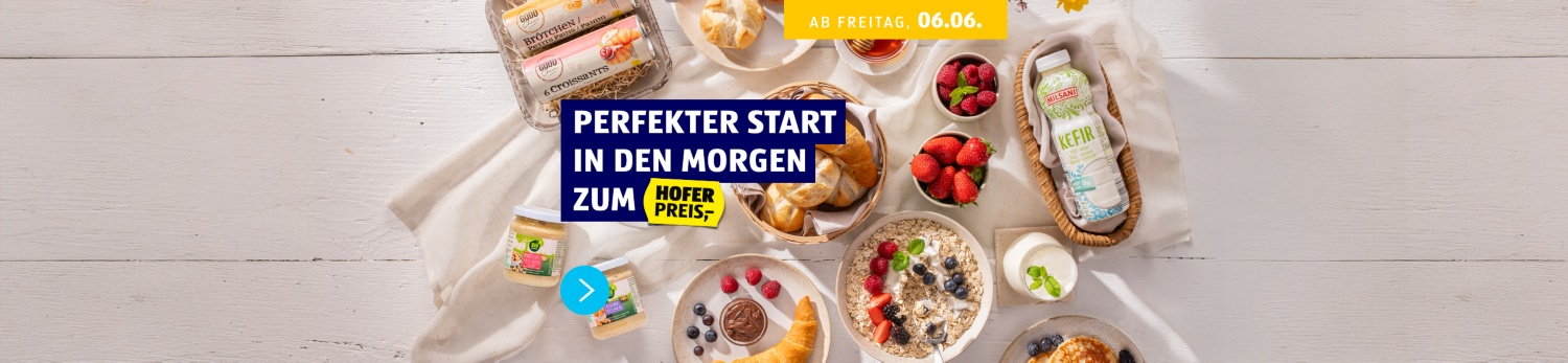 Frühstücksangebote - ab 06.06.