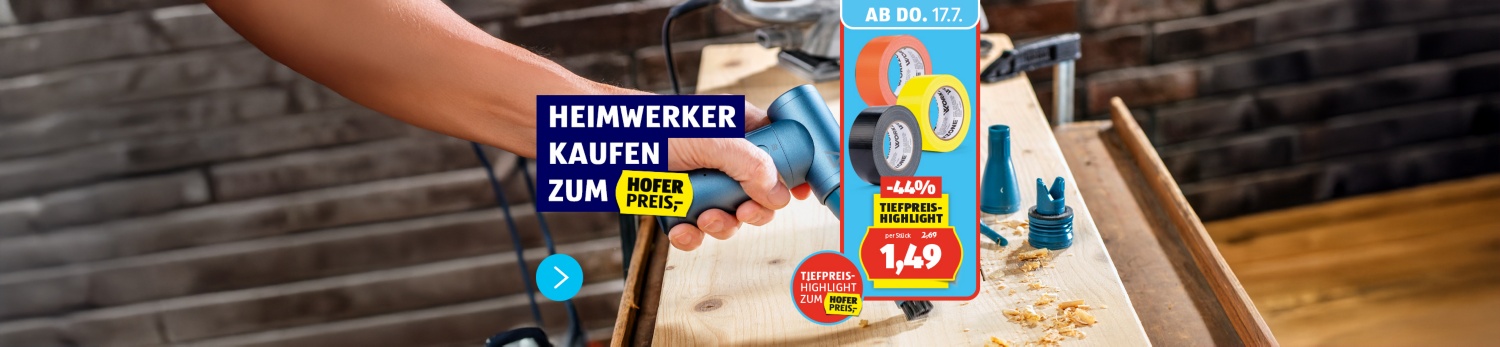 Heimwerker Angebote - ab 17.7.