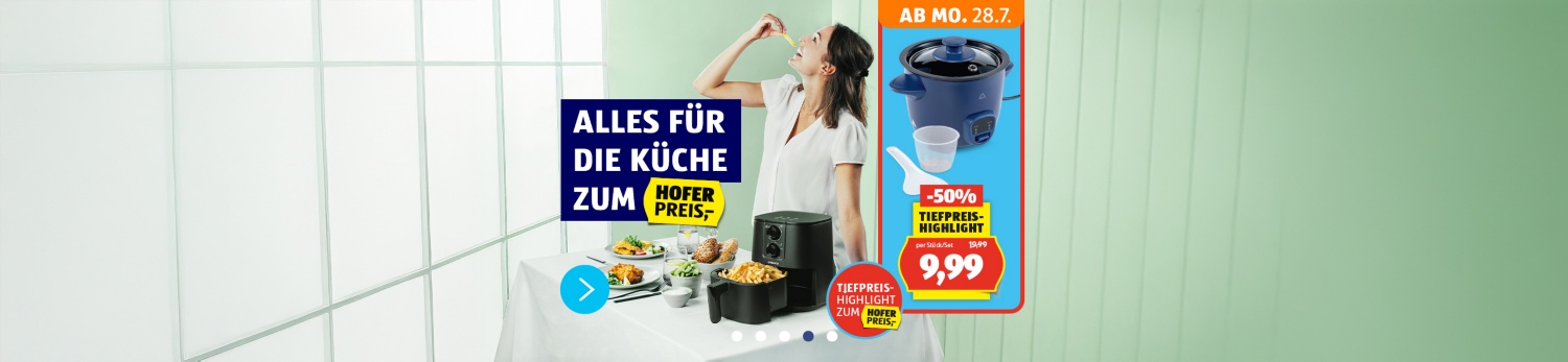 Alles für die Küche - ab 28.7.