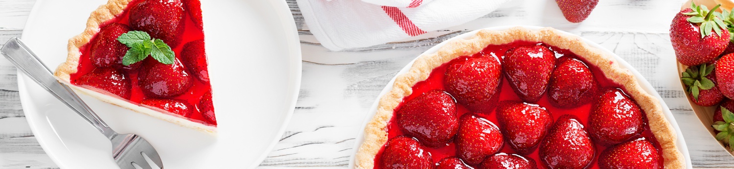 Köstliche Erdbeertarte