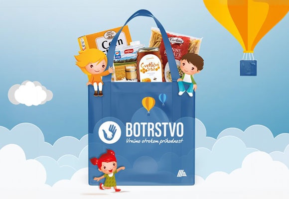 Vrečka dobrote projekta Botrstvo