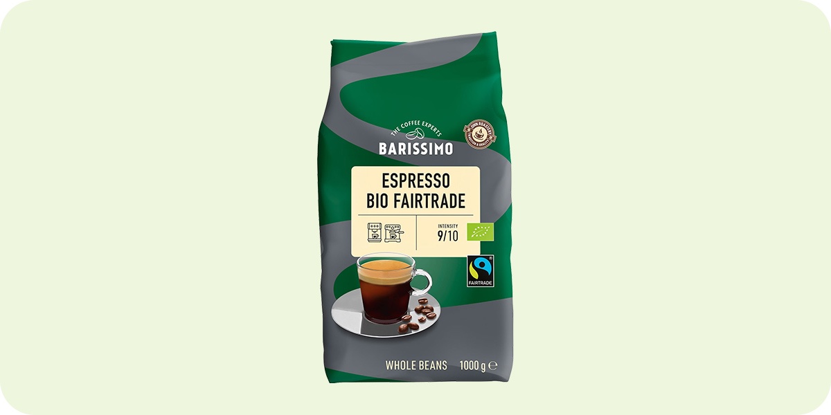 Eine Packung ALDI SÜD Espresso Bio Fairtrade