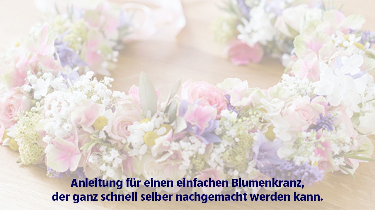 Blumenkranz einfach selber machen