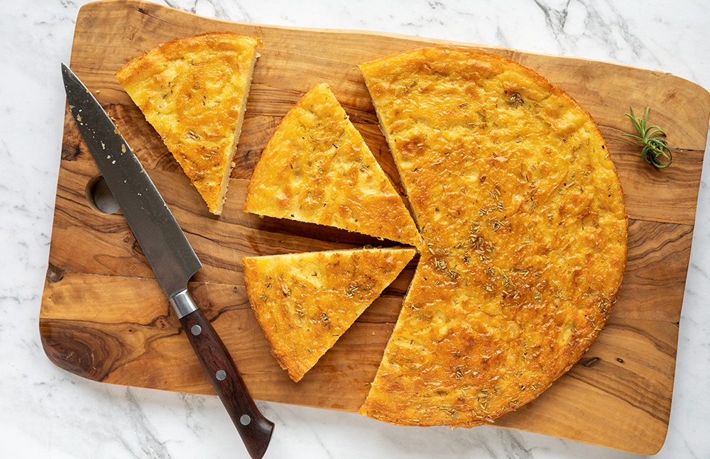 Farinata di ceci e cipolle