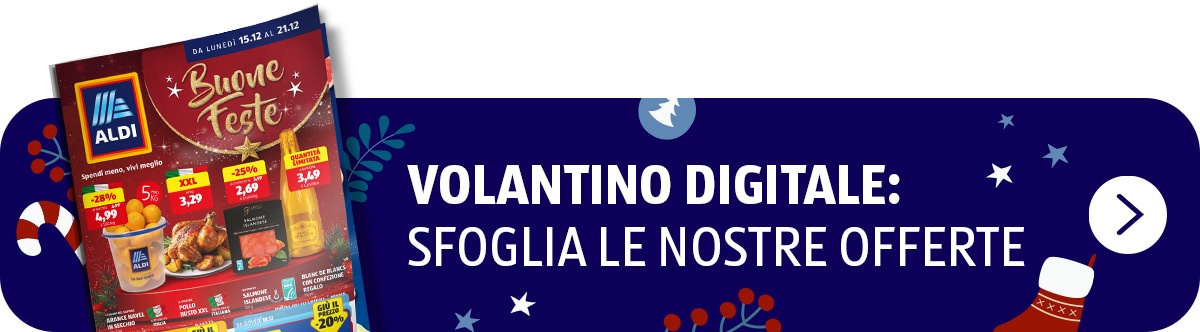 Sfoglia il volantino digitale ALDI