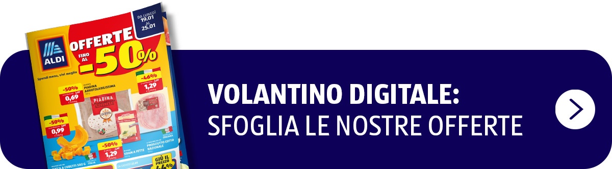Sfoglia il volantino digitale ALDI
