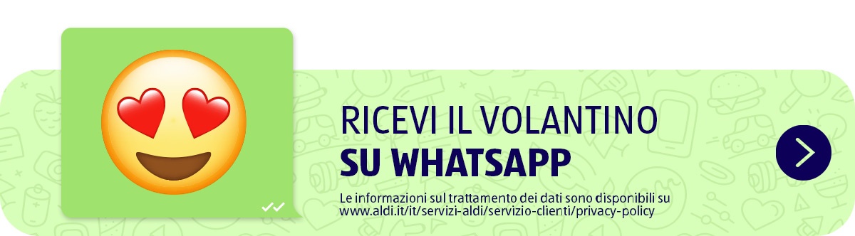 Ricevi il volatino su Whatsapp