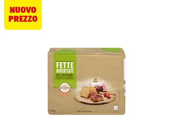 LA CESTA Fette biscottate ai cereali