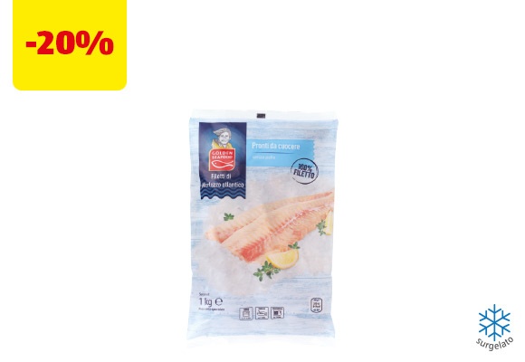 GOLDEN SEAFOOD Filetti di merluzzo atlantico