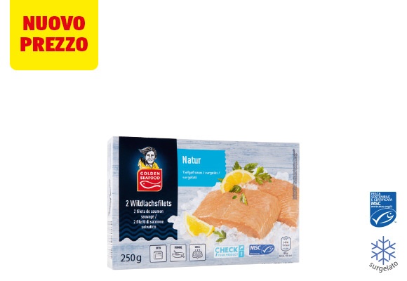 GOLDEN SEAFOOD Filetti di salmone selvaggio MSC