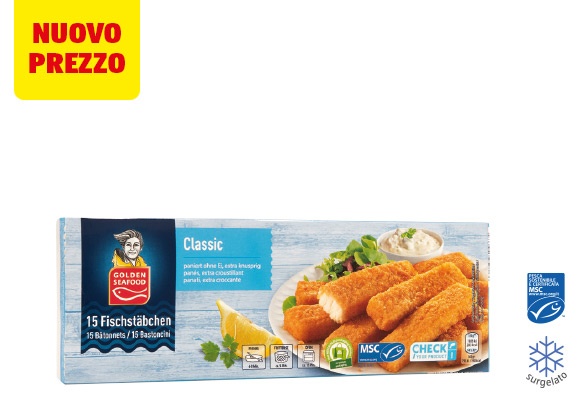 GOLDEN SEAFOOD Fish fingers MSC
