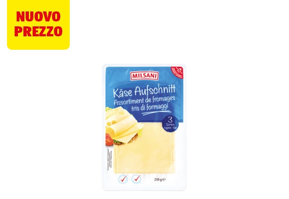 MILSANI Formaggi misti a fette