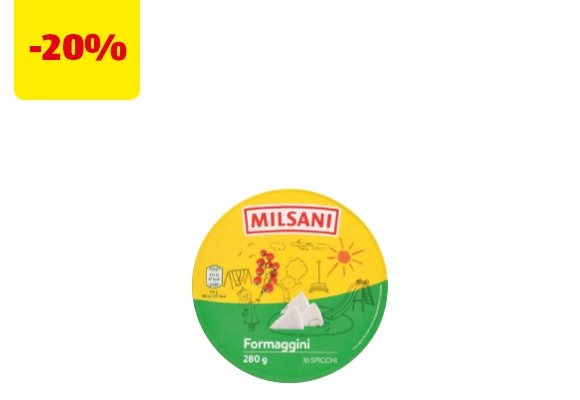MILSANI Formaggio fuso a spicchi