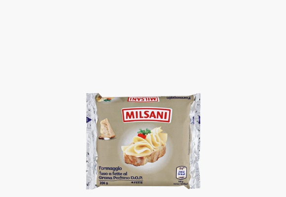MILSANI Formaggio fuso a fette con Grana Padano