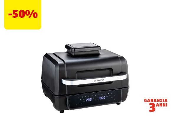 AMBIANO Friggitrice ad aria con grill 6 in 1