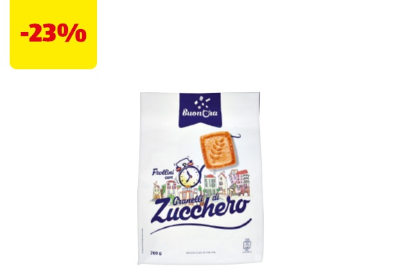 BUON'ORA Frollini con granelli di zucchero