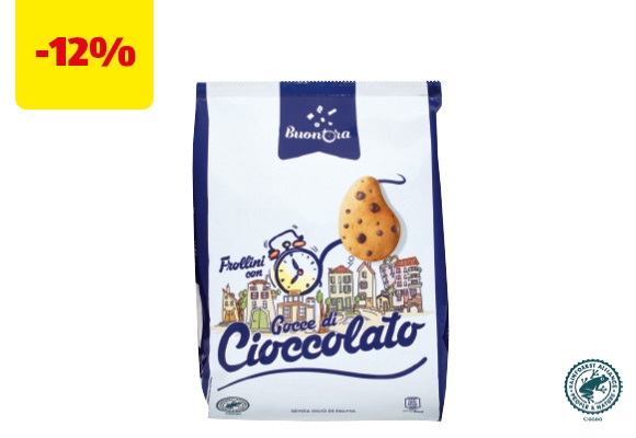 BUON΄ORA Frollini con gocce di cioccolato