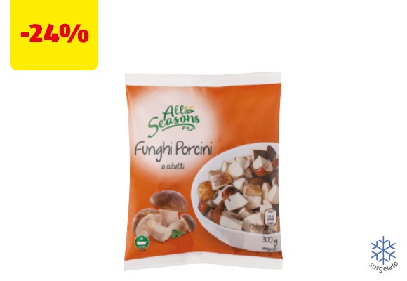 ALL SEASONS Funghi porcini a cubetti