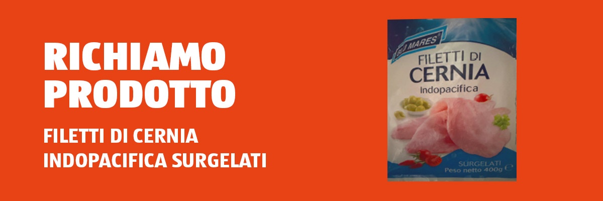 Filetti di cernia indopacifica surgelati 400 g