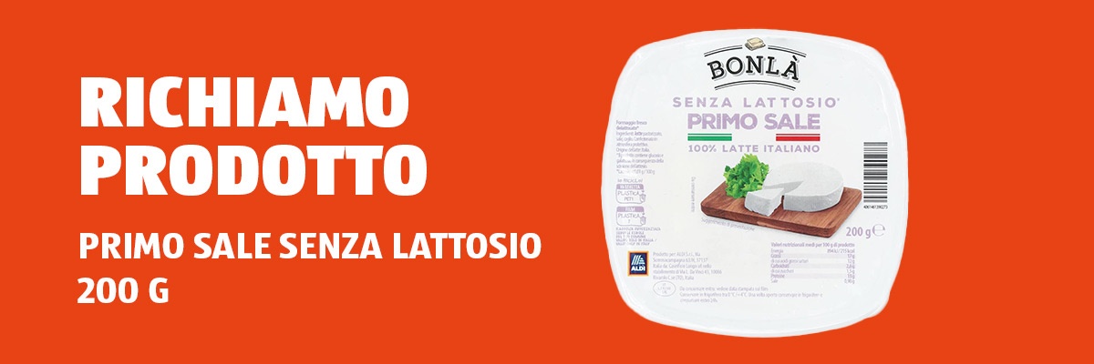 Primo sale senza lattosio 200 g