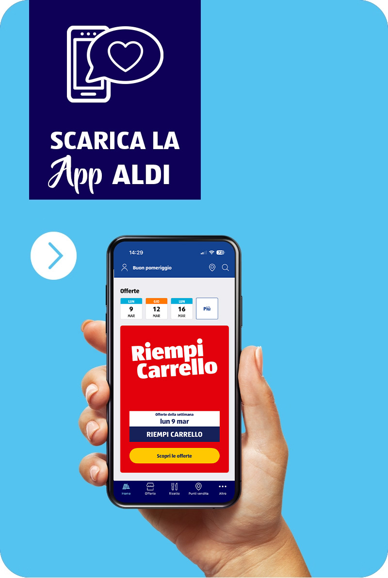 Scarica subito l'APP di ALDI