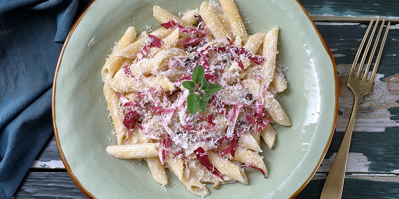 Pasta al radicchio by @isalforno75