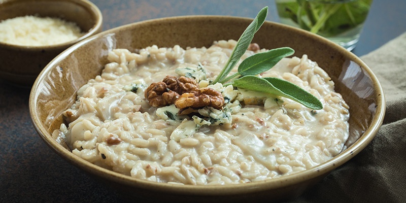 Risotto al gorgonzola by @giuliamonr