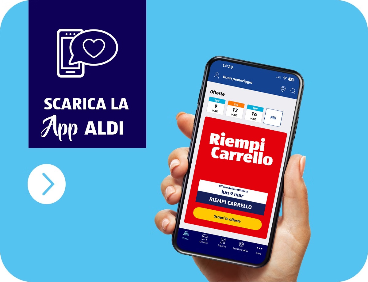 Scarica subito l'APP di ALDI