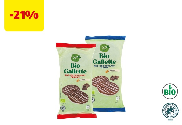 BIO Gallette ricoperte BIO