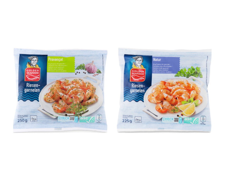 Gamberi sgusciati naturali e marinati 225/250 g