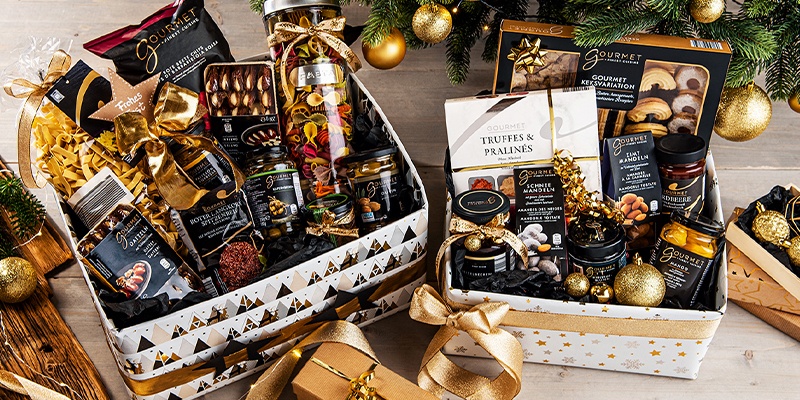 Luxuriöse Geschenkboxen zu Weihnachten
