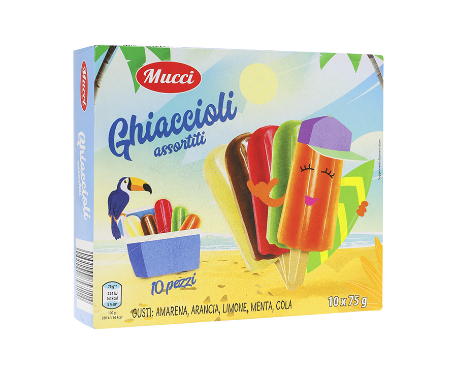 Ghiaccioli assortiti Mucci