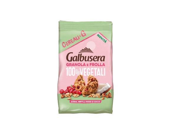 GALBUSERA Granola e frolla mirtilli rossi e cocco
