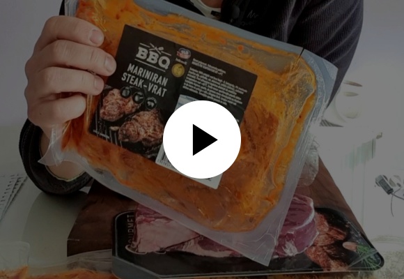 Pakirano meso za žar