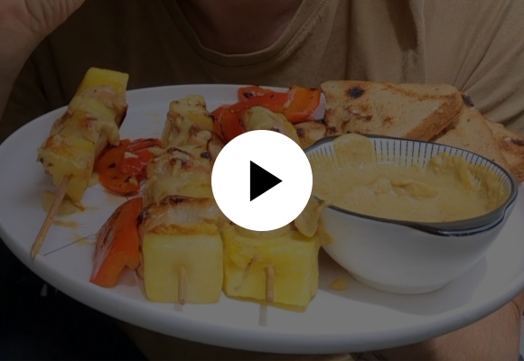 Ražnjiči z ananasom