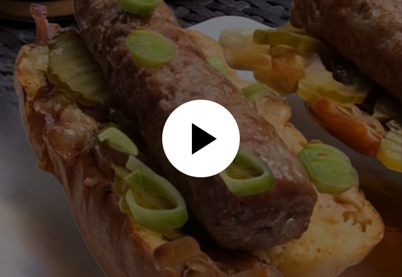 Čevapčiči v sendviču