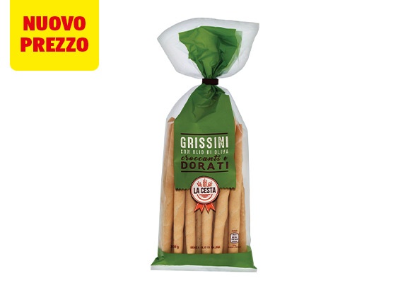 LA CESTA Grissini all’olio d’oliva