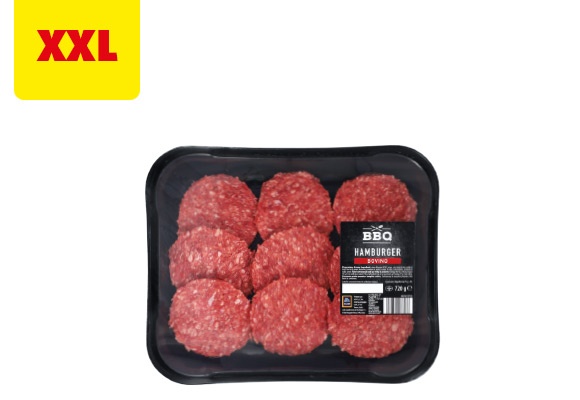 BBQ Hamburger di bovino XXL